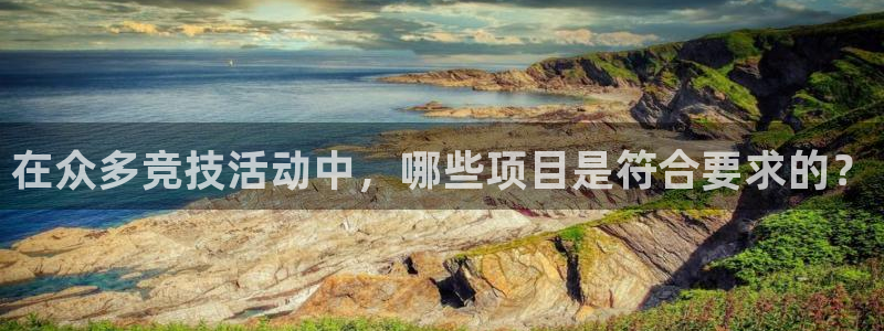 oety欧亿：在众多竞技活动中，哪些项目是符合要求的？