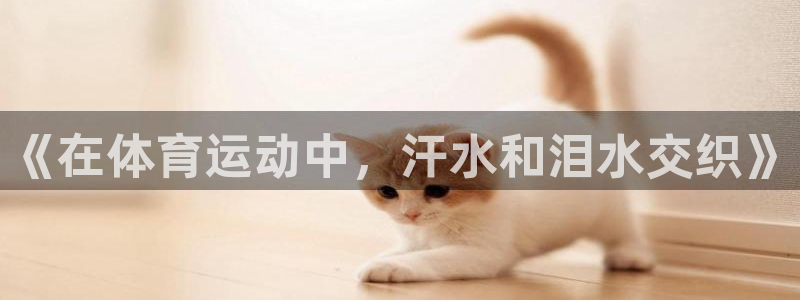 oety欧亿：《在体育运动中，汗水和泪水交织》